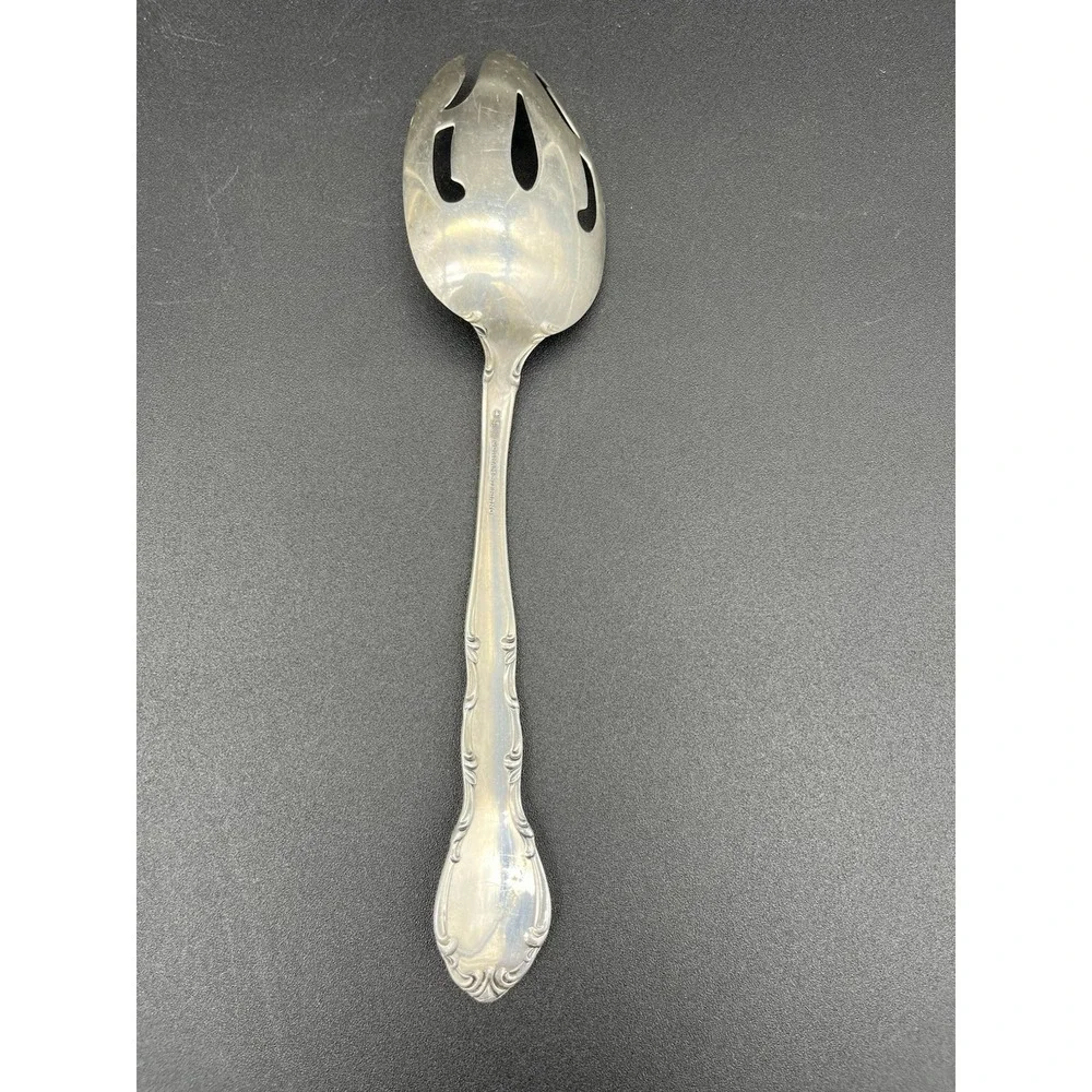 Sterling Silver Andonte Pierced Tablespoon Serving Spoon By Gorham Silver
